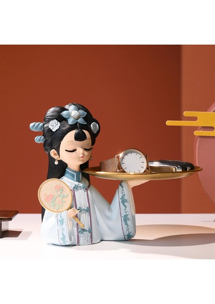 Çin Kızı Heykelciği Heykeller Çok Işlevli Mücevher S Tepsisi (Yurt Dışından) fiyatları