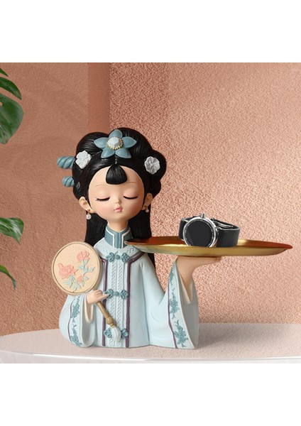 Çin Kızı Heykelciği Heykeller Çok Işlevli Mücevher S Tepsisi (Yurt Dışından) modelleri