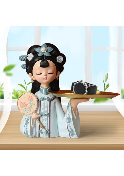Çin Kızı Heykelciği Heykeller Çok Işlevli Mücevher S Tepsisi (Yurt Dışından) indirimleri