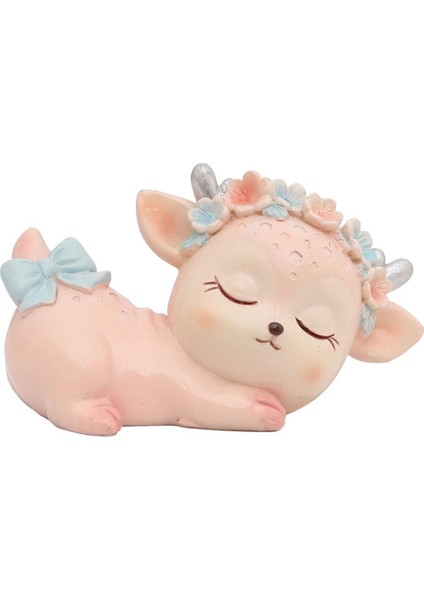 Geyik Figürinler Duş Heykeli El Yapımı -, Kız (Yurt Dışından)