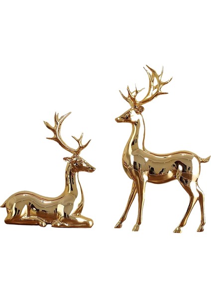 2 Geyik Heykelleri Dekoratif Figürler I (Yurt Dışından) modelleri