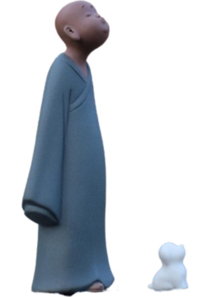 Monk Figürin Süsleme Çay Studio .5CMX5.5CMX20.2CM Için (Yurt Dışından)