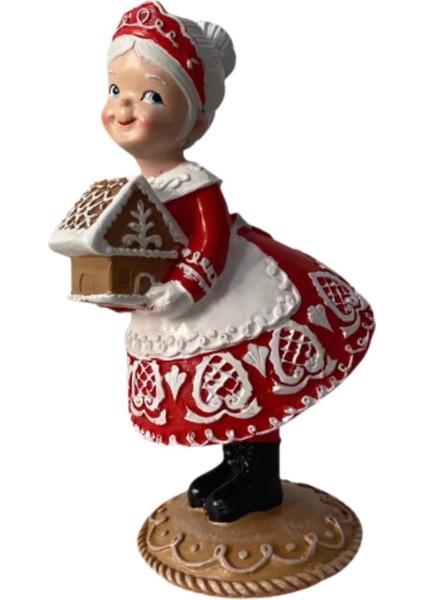 Noel Heykelcik Noel Si Koleksiyon Dekoratif Masaüstü Süsleme Kadın (Yurt Dışından)