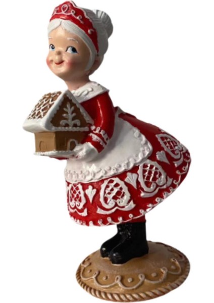 Noel Heykelcik Noel Si Koleksiyon Dekoratif Masaüstü Süsleme Kadın (Yurt Dışından) modelleri