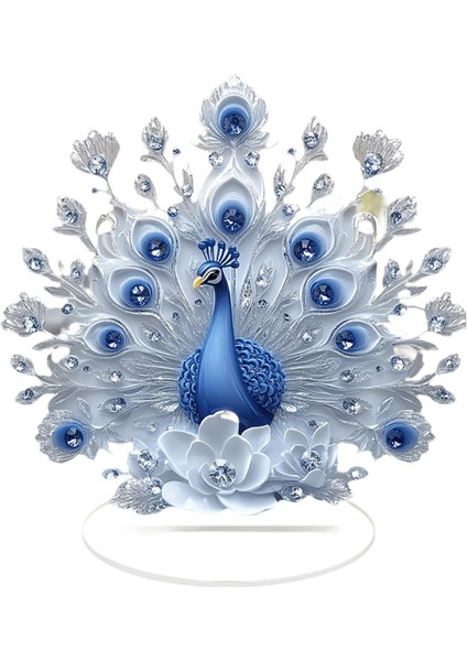 2d Tavuskuşu Dekor Akrilik Masaüstü I Orta Odası Için (Yurt Dışından)