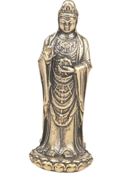 Pirinç Tanrıça Heykel El Sanatları Ofis Masası Kitaplık Için Metal Tanrıça Süsleme (Yurt Dışından) fiyatları
