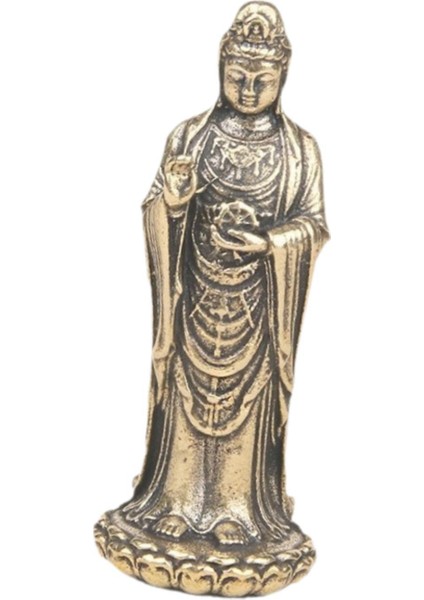 Pirinç Tanrıça Heykel El Sanatları Ofis Masası Kitaplık Için Metal Tanrıça Süsleme (Yurt Dışından) fırsatları
