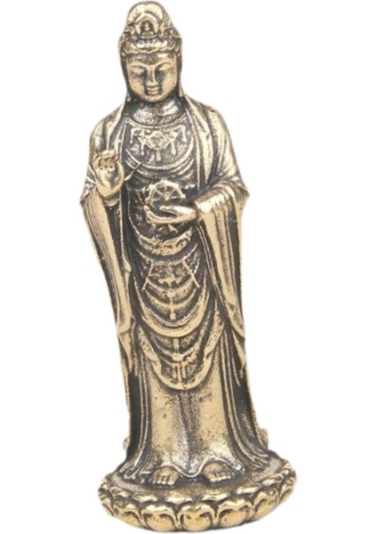 Pirinç Tanrıça Heykel El Sanatları Ofis Masası Kitaplık Için Metal Tanrıça Süsleme (Yurt Dışından) indirimleri