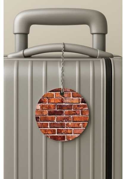 Pleksi Zincirli Bavul Etiketi Seyahat Tatil Için Tasarım Valiz Etiketi Wallbrook