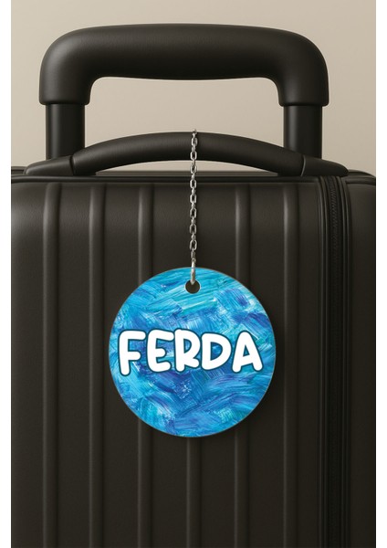 Kişiye Özel Isim Soyisim Kelime Yazılı Pleksi Bavul Etiketi Valiz Etiketi Isim 3