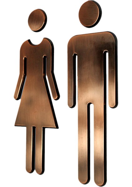 Kapı Tuvalet I Tuvalet Wc Için 3D , 20X6.5 cm (Yurt Dışından)