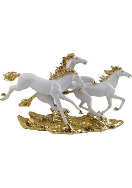 At Heykeli Koleksiyonu Masaüstü Dekorasyonu Ev Kitaplık Pencereleri (Yurt Dışından)