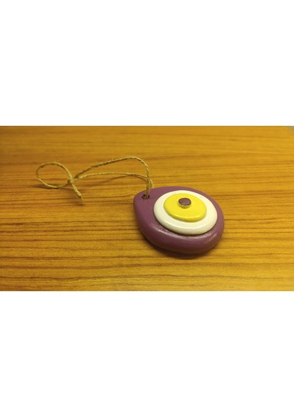 El Yapımı Mor Nazar Boncuğu-Dekoratif Nazar Boncuğu Askılı – El Yapımı Nazar Süsü - Pozitif Enerji Nazar Boncuğu