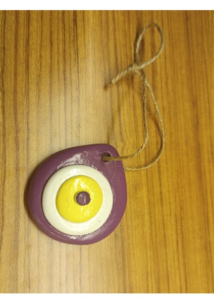 El Yapımı Mor Nazar Boncuğu-Dekoratif Nazar Boncuğu Askılı – El Yapımı Nazar Süsü - Pozitif Enerji Nazar Boncuğu fiyatları