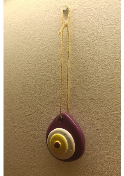 El Yapımı Mor Nazar Boncuğu-Dekoratif Nazar Boncuğu Askılı – El Yapımı Nazar Süsü - Pozitif Enerji Nazar Boncuğu modelleri