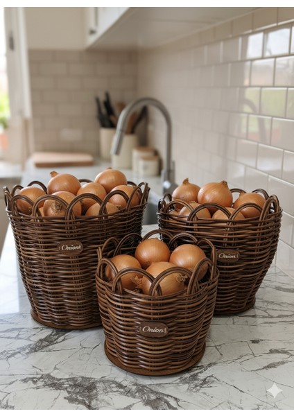 Raddancore Üçlü Soğanlık Seti/soğan Sepeti fiyatları