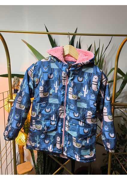 Kız Çocuk Mont Kışlık Spor Içi Mifyonlu Kapüşonlu &kaban & Parka