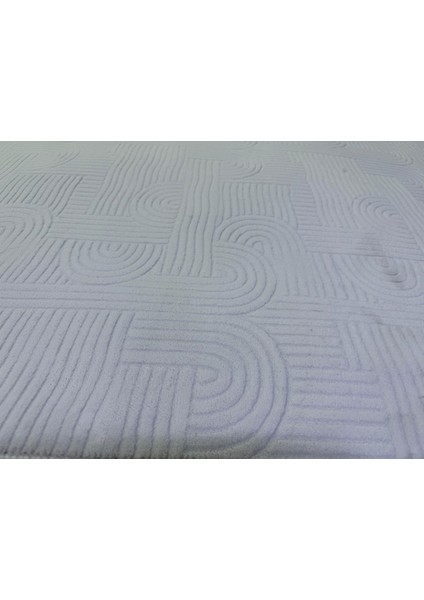 4304 Desen Beyaz Renk Kesme Kaymaz Taban Halı Yolluk fiyatları