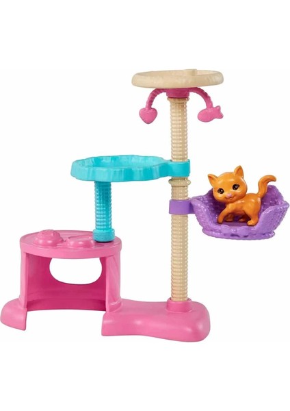 Bfs Barbie ve Yavru Kedileri Oyun Seti HHB70 modelleri