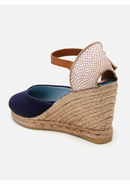 Kate Lacivert Kadın Dolgu Topuklu Espadril modelleri