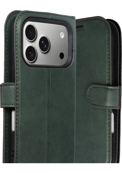 Nrzsnt Newface Apple Iphone 17 Pro Trend S Plus Kapaklı Kılıf - Yeşil fiyatları