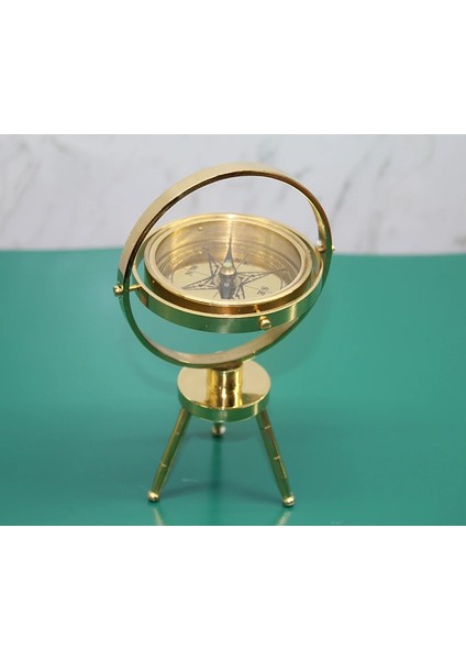 Bfs Pirinç Masa Üstü Pusula 15745