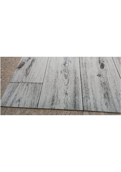 Gri Keçeli Parke Desen Muşamba Pvc Zemin Kaplama Muşambası Bütün Ebatlar