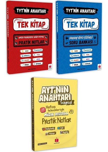 Tyt’nin Anahtarı Süper 2’li & Ayt’nin Anahtarı Tek Kitap fiyatları