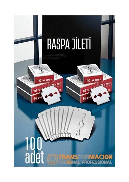 Bfs Raspa Topuk Jileti 100 Lu Paket Ayak Taban Nasır Yedek Jileti