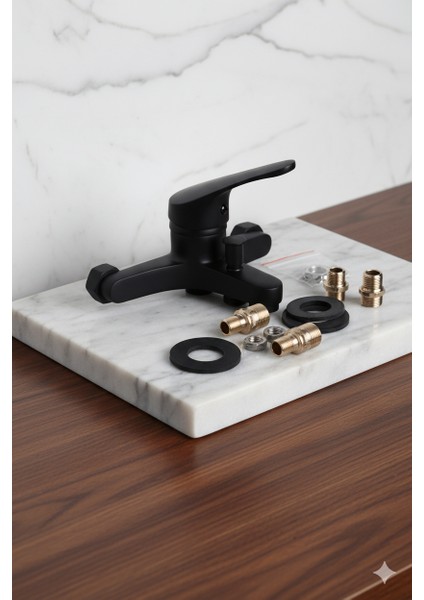 Lavabo Banyo Bataryası Robot Duş Takımı Siyah Renk Çeşitleri modelleri