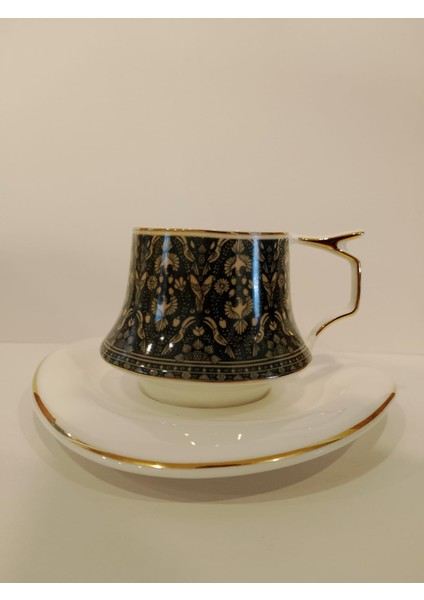 Luxury Gold Bone Porselen Kahve Fincan Takımı 404GLD02 fiyatları