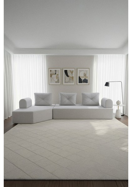 Cardano Lüks Köşe Koltuk Salon L Koltuk Takımı Tamamen Sünger Modern Köşe Oturma Grubu