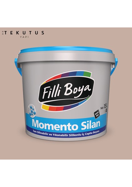 Momento Silan Silikonlu Iç Cephe Boyası 15 L Cİ-6375 / 4081 Kadife Bej