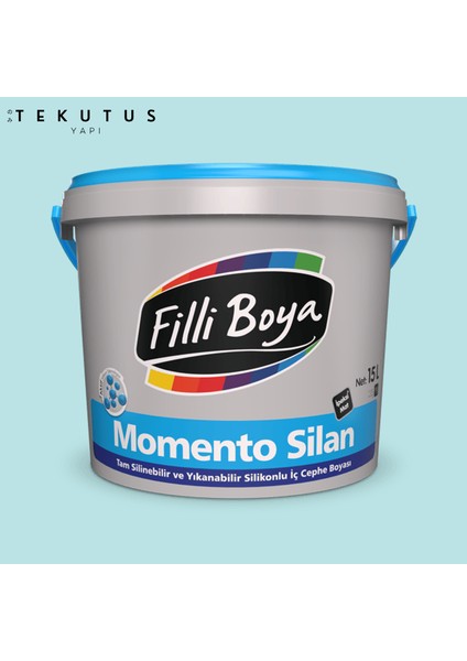 Momento Silan Silikonlu Iç Cephe Boyası 15 L Cİ-7422 / 4388 Mint Yeşili