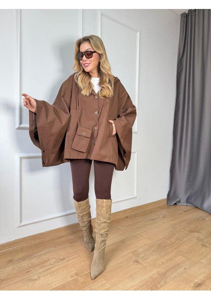 Kahve Çantalı Panço indirimleri