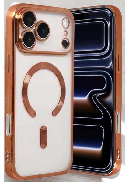 Apple iPhone 17 Pro Max Kılıf Kamera Korumalı Sararma Yapmaz Magsafe Şarj Özellikli A++ Kalite Kapak