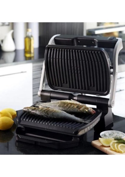 Optigrill: 6 Otomatik Pişirme Programı ve Döküm Plakalarla Üstün Lezzet!-Tartı Hediyeli+Mutfak Tartısı Hediyeli fırsatları