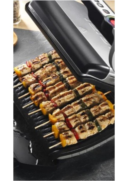 Optigrill: 6 Otomatik Pişirme Programı ve Döküm Plakalarla Üstün Lezzet!-Tartı Hediyeli+Mutfak Tartısı Hediyeli