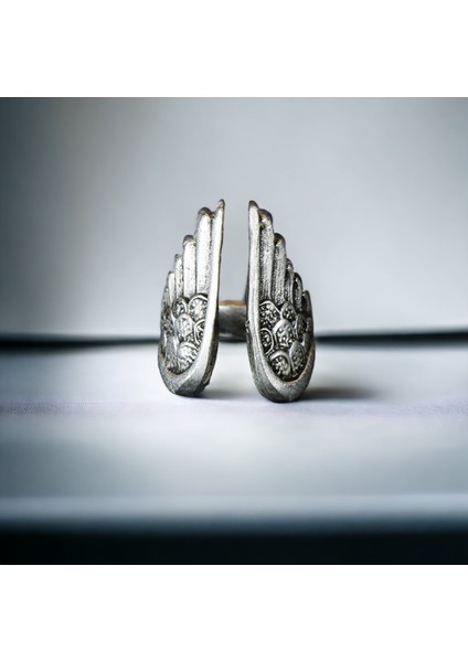 4 Adet 925 Ayar Gümüş Kaplama Ayarlanabilir El Yapımı Erkek Kadın Tarz Yüzük Seti modelleri