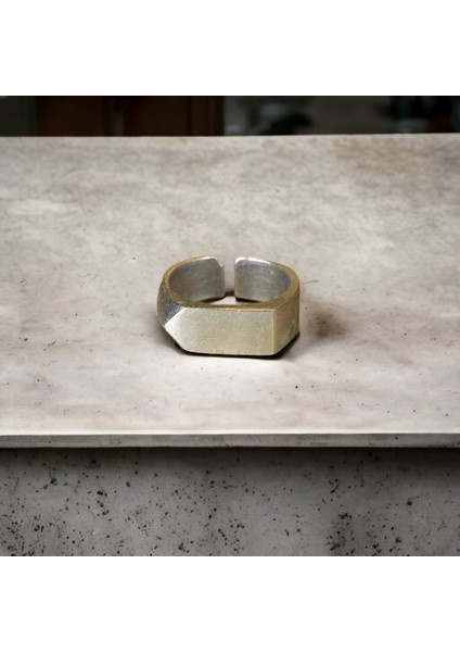 4 Adet 925 Ayar Gümüş Kaplama Ayarlanabilir El Yapımı Erkek Kadın Tarz Yüzük Seti fırsatları