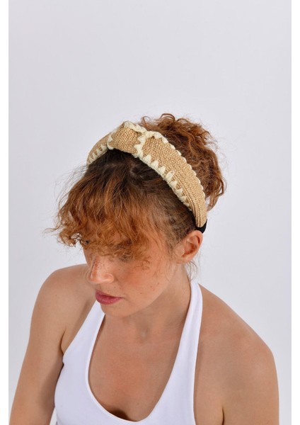 Dikiş Detaylı Dokuma Taç