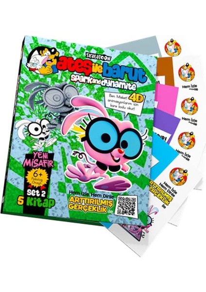 Ateş Ile Barut Yeni Misafir Ar (4d) Animasyonlu Kitap Set 2