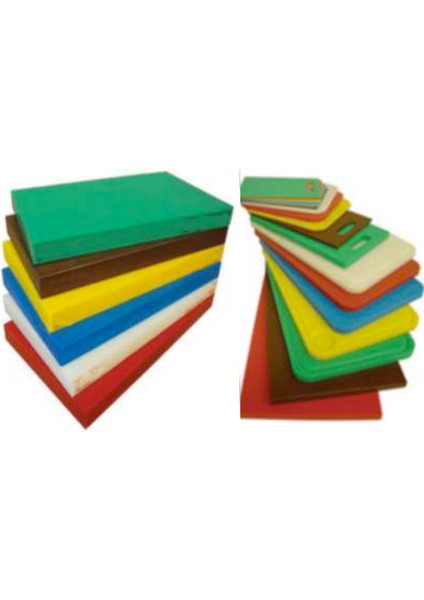 Polietilen Et Kesim Levhaları 60 x 30 x 4 cm (Et Kütüğü)