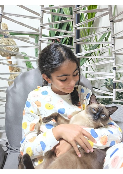 Kız-Erkek Bebek- Çocuk Pijama Takımı %100 Pamuk Uzun Kollu Yuvarlak Yaka Mevsimlik fırsatları