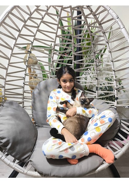 Kız-Erkek Bebek- Çocuk Pijama Takımı %100 Pamuk Uzun Kollu Yuvarlak Yaka Mevsimlik indirimleri