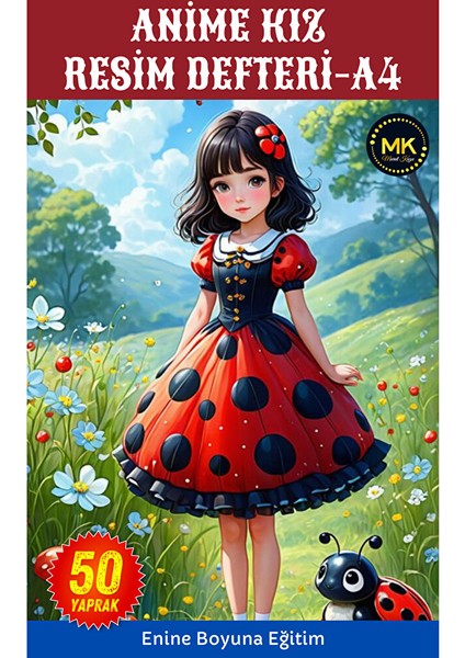 Çocuklar Için Anime Resim Defteri (Orta Boy)