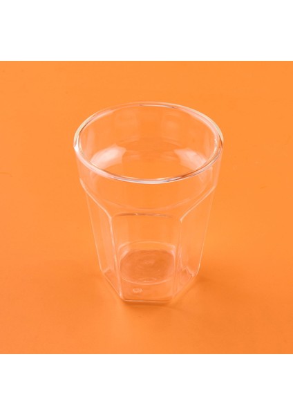 Çift Cidarlı Cam Bardak - Şeffaf - 250 ml modelleri