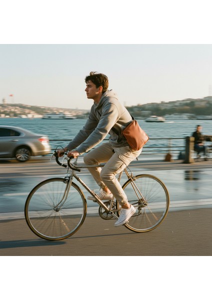 Tangerine (Mandalina) Glow Elegant Omuz Çantası