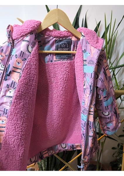 Kız Çocuk Mont Kışlık Spor Içi Mifyonlu Kapüşonlu &kaban & Parka