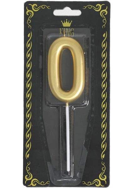 4 Adet Rakam Mum 0 Numara Altın fiyatları